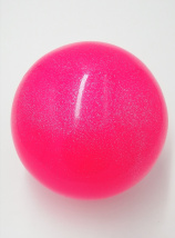 Мяч PS 18,5см коралл NEON с блестками