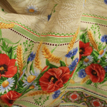 Рогожка Маковое поле ш.150 см арт.3503