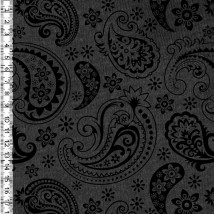 Трикотаж кулирка Узоры на сером ш.180 см арт.3504
