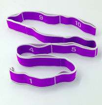 Эспандер -лента с 10 захватами фиолет