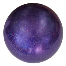 Мяч PS 17см фиолетовый с блестками