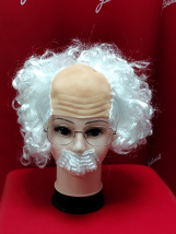 Парик Ученый+очки+усы