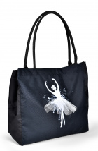 Сумка-шоппер черный "Балерина" 35*33*16