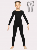 Г 07-301 New Комбинезон д/р.лос черн.