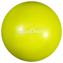 Мяч Grace Dance желтый 16-17см