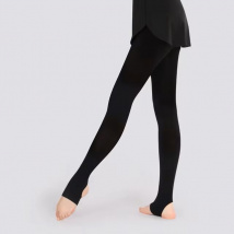 Тр с вырезом под пятку 60D черн.