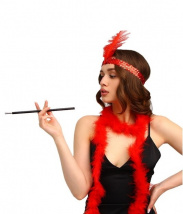 Набор Огненная красотка (повязка, боа, мундштук)