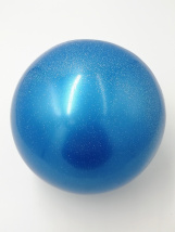 Мяч PS 17см синий с блестками