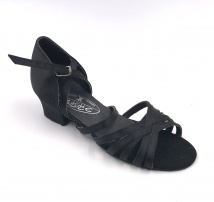 Детская обувь сатин черный 015