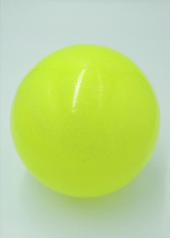 Мяч PS 15см желтый NEON с блестками