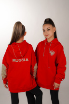 Худи Крылья красный