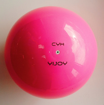 Мяч YIJOY Pure pink 17 см