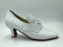 Туфли исторические Мод.1 белая кожа