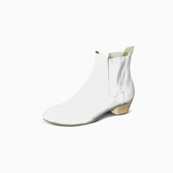 Полусапожки жен Ушки белый