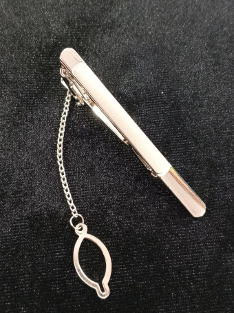 Зажим для галстука Классический серебро