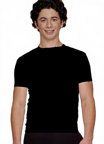 Футболка черный SS-047R черный