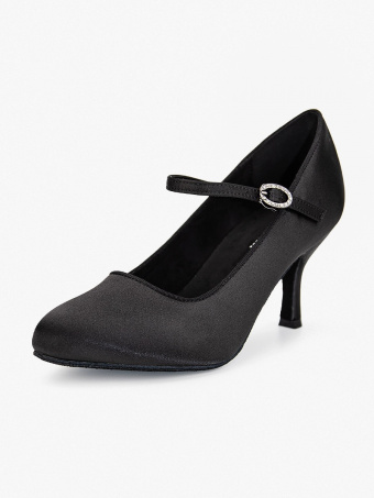 Туфли жен ST 7,5 см, Tn-123 черный сат