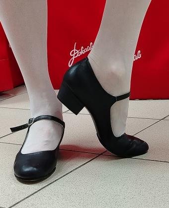 Туфли народные черный флекси София