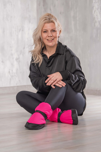 Сапожки разогрев pink neon  JV