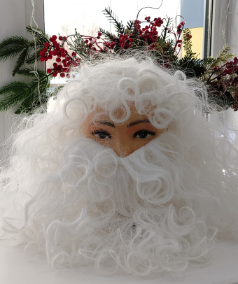 Борода Деда Мороза(парик,усы,борода)