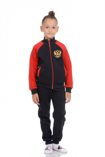 Костюм спорт красно/синий утепленный