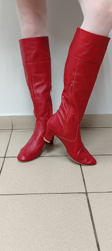 Сапоги Анюта жен красные