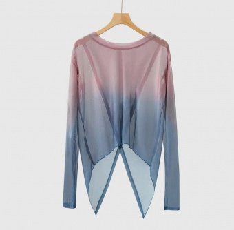 Туника Эмилия пудров/синий