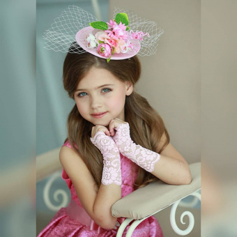 Митенки Незнакомка розовый