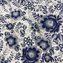 Софт принт Гжель ш.150 см арт.3877