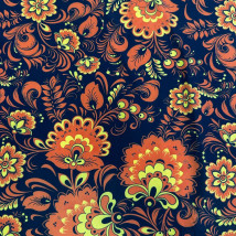 Софт принт Хохлома ш.150 см арт.3878