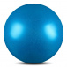 Мяч PS 17см голубой с блестками