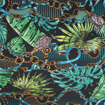 Сетка принт Ремни и цепи ш.150см арт.3595