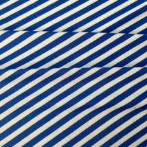 Трикотаж Фея в полоску синий ш.150см арт.1407