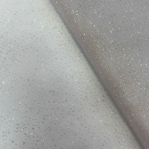 Фатин металлик белый ш.150 см арт.2899