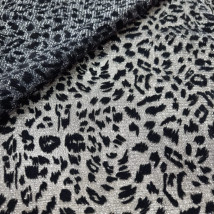 Сетка черная люрекс леопард ш.150см арт.3087