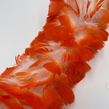Боа перо цветное 1,8м оранжевый