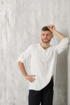 Футболка Иван белая (жатка) Футболка Иван белая (жатка)