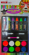 Грим-декор "Face paints"- набор (палитра+мелки) Грим-декор "Face paints"- набор (палитра+мелки)